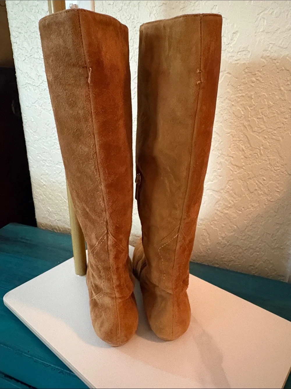 Jimmy Choo Tall Suede Over-the-Knee Boots in Cognac